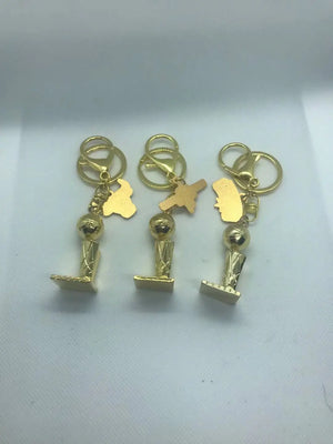Basketball Mini Trophy Keychain Team Championship Fans Gift Bag Ornaments