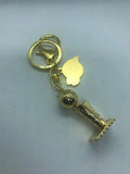 Basketball Mini Trophy Keychain Team Championship Fans Gift Bag Ornaments
