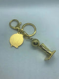 Basketball Mini Trophy Keychain Team Championship Fans Gift Bag Ornaments