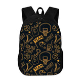 Basketball Print Men Backpack Large Capacity Bag For Travel Casual Sport