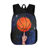 Basketball Print Men Backpack Large Capacity Bag For Travel Casual Sport