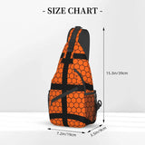 Basketball Sling Bag Sports Chest Bag for Mens Womens