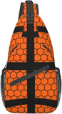 Basketball Sling Bag Sports Chest Bag for Mens Womens