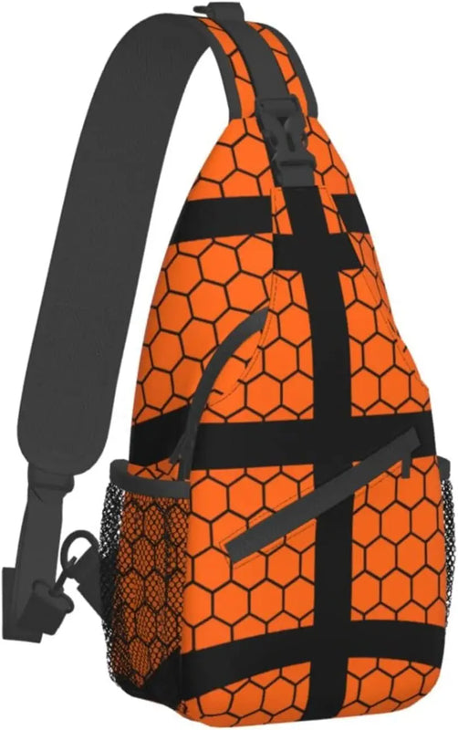 Basketball Sling Bag Sports Chest Bag for Mens Womens