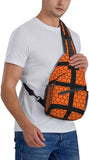 Basketball Sling Bag Sports Chest Bag for Mens Womens
