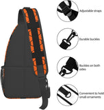 Basketball Sling Bag Sports Chest Bag for Mens Womens