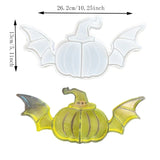 Bat Box Epoxy Resin Mold Halloween Storage Tray Silicone Mould
