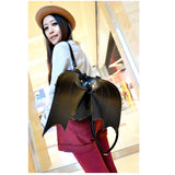 Punk Style Bat Wing Backpack for Women Girl School Bag