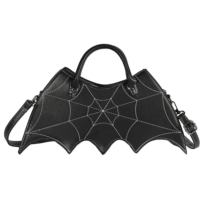 Bat Wing Shoulder Bag for Women Crossbody Top Handle Bag Halloween Purse Totes