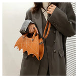 Bat Wing Shoulder Bag for Women Crossbody Top Handle Bag Halloween Purse Totes