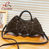 Bat Wing Shoulder Bag for Women Crossbody Top Handle Bag Halloween Purse Totes
