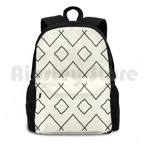 Cream Outdoor Hiking Backpack Waterproof Camping Travel Mud Cloth