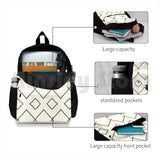 Cream Outdoor Hiking Backpack Waterproof Camping Travel Mud Cloth