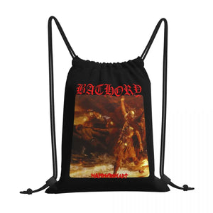 Bathory Hammerheart Drawstring Bags Gym Bag Style Gym Tote Bag
