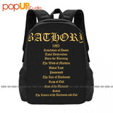 Bathory Rock Band Heavy Metal Backpack Large Capacity Foldable Shopping Bag