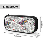 Battle Cats Pen Box Student School Anime Zipper Pen Bag
