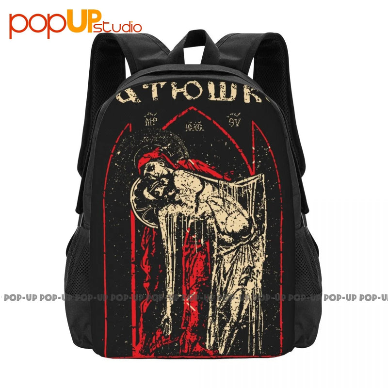 Batushka Pieta Backpack Large Capacity Foldable Multi-function