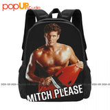 Baywatch Mitch 2 Backpack Large Capacity School Art Print Sports Style