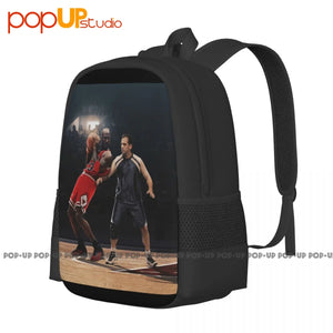 Bball Machine Backpack Large Capacity Bookbag Multi-function