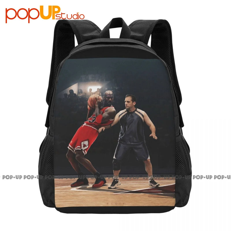 Bball Machine Backpack Large Capacity Bookbag Multi-function