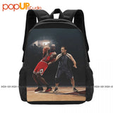 Bball Machine Backpack Large Capacity Bookbag Multi-function