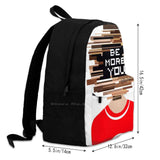 Be More You Be More Chill Backpack Student School Laptop Travel Bag
