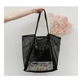 Large Beach Bag for Women Shopper Tote Pool Travel Lightweight Net Shoulder Bag