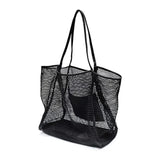 Large Beach Bag for Women Shopper Tote Pool Travel Lightweight Net Shoulder Bag