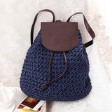 Summer Style Woven Straw Backpack for Women