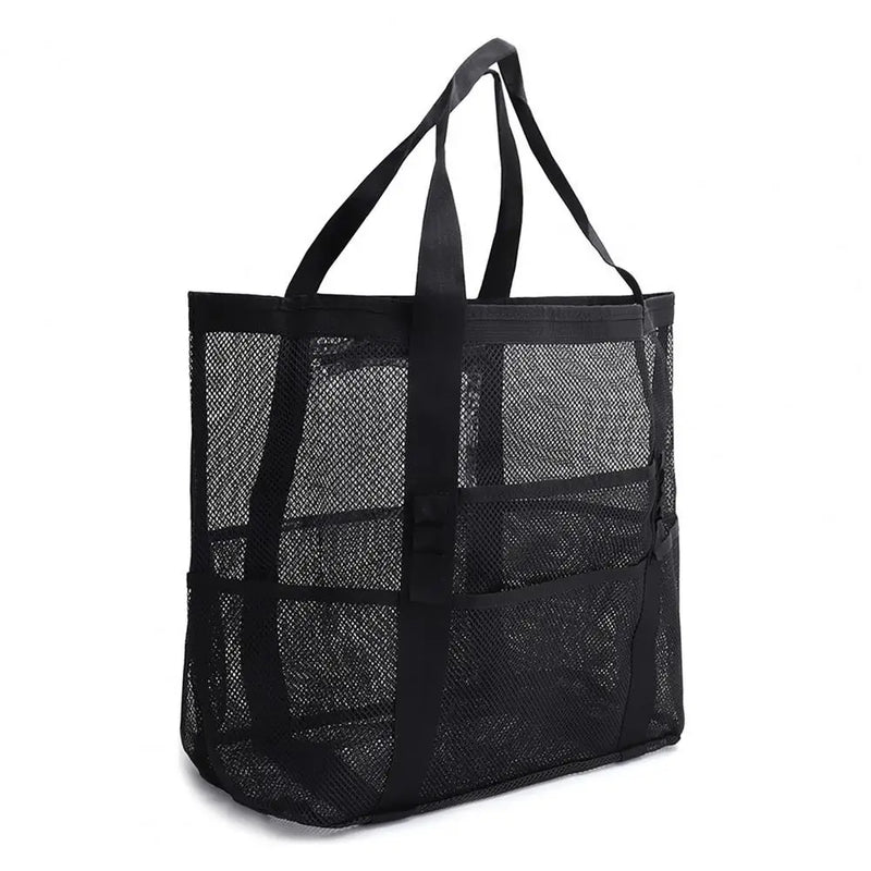 Beach Mesh Bag Waterproof Sandproof Large Capacity Foldable Tote Bag