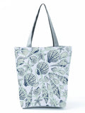 Beach Starfish Printed Shoulder Bag Eco Friendly Handbags for Women