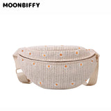 Beach Women Waist Pack Bag Straw Bag Purse Casual Large Phone Belt Bag