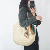 Beach Net Bag Ladies Handbag Shoulder Bag Canvas Bag