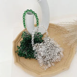 Beaded Handbag Sweet Bride's Handbag Dinner Bag Banquet Bag