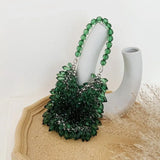 Beaded Handbag Sweet Bride's Handbag Dinner Bag Banquet Bag