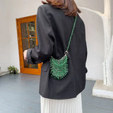 Beaded Handbag Sweet Bride's Handbag Dinner Bag Banquet Bag