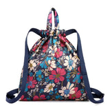 Beam pocket drawstring backpack waterproof lightweight sports bag