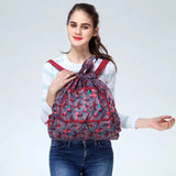 Beam pocket drawstring backpack waterproof lightweight sports bag