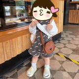 Bear Backpack Winter Child Girls Boy Cross Body Mini Leather Bag