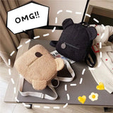Bear Backpacks Portable Children Travel Shopping Rucksacks