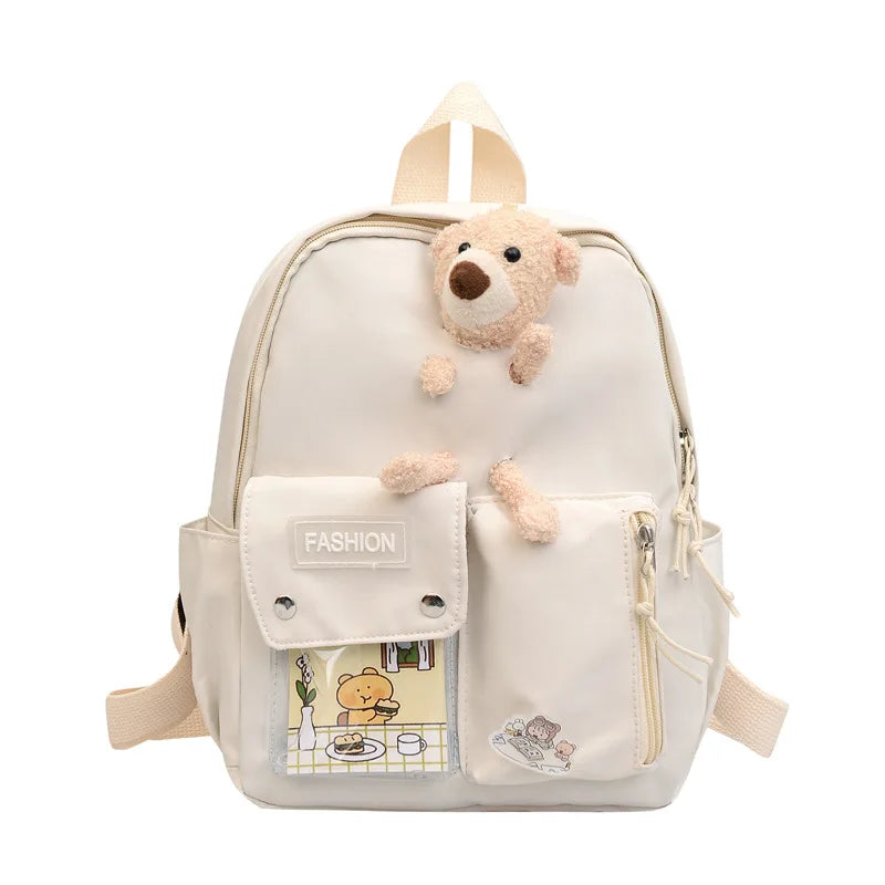 Bear Children's Backpack Student Schoolbag Cartoon Casual Backpack