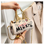 Bear Graffiti Lady's S Chain Shoulder Bag Women's Handbags