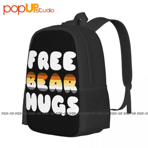 Bear Hugs Gay Bear Backpack Large Capacity Beach Gym Bag