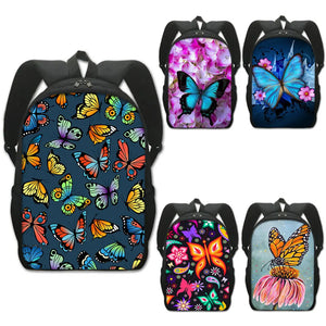 Butterfly Backpack Women Casual Rucksack Travel Bags School Bags for Teenager