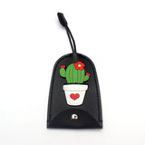 Cactus Key Bag PU Leather Key Wallets Car Key Holder Case