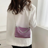 Glitter Rhinestone Crossbody Evening Bag for Masquerades