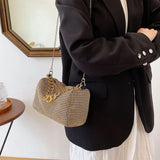 Glitter Rhinestone Crossbody Evening Bag for Masquerades