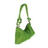 Mesh Diamond Evening Bag Clutch Underarm Shoulder Bag