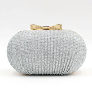 Silver Rhinestone Clutch Bag for Wedding Party