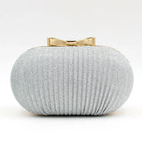 Silver Rhinestone Clutch Bag for Wedding Party
